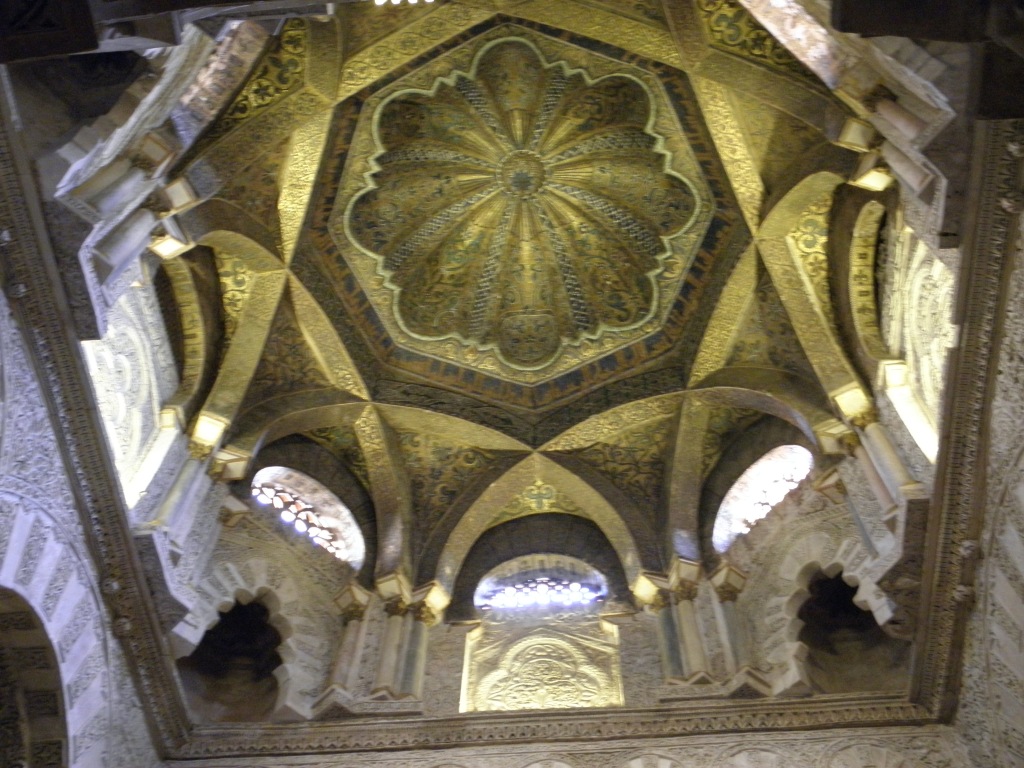 The top of the mihrab